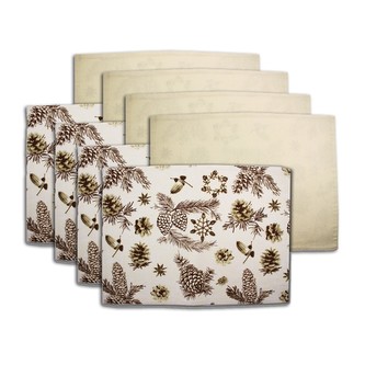 HOME ELEMENTS Prostírání 33*45 cm, Šišky