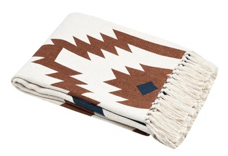 Bavlněný pléd -  deka ze 100% bavlny MAGDALENA 130x150 cm France