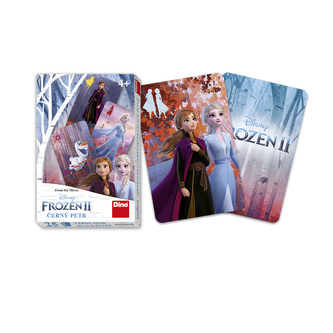 Čierny Peter spoločenská hra Ľadové kráľovstvo II/Frozen II v krabičke 6x9x1cm
