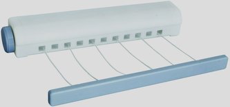 Sušák samonavíjecí 6 šňůr plast