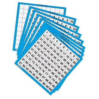 Stovková tabulka - sada 10 ks