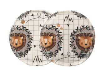 BIO Vložky do podprsenky - Lví portrét (PUL)