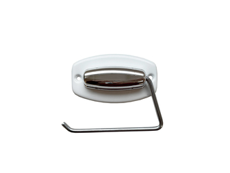 Držák WC papíru bílý + chrom