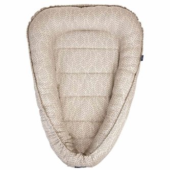 Bavlněné hnízdečko pro miminko Zaffiro béžová