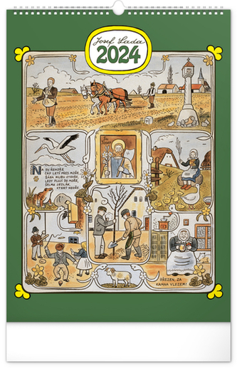 Josef Lada Měsíce 2024 - nástěnný kalendář