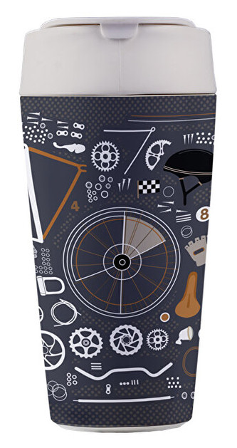 Bioloco Ekologický cestovní hrnek deluxe Velo 420ml