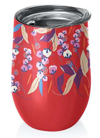 Bioloco Nerezový designový hrnek Magic flower 420ml