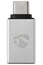 NEDIS PROFIGOLD USB-C/USB 3.2 Gen 1 adaptér/ USB-C zástrčka - USB-A zásuvka/ hliník/ stříbrný/ BOX