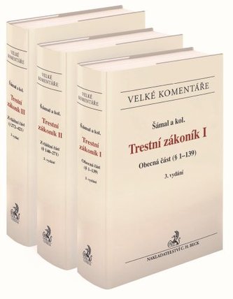 Trestní zákoník / Komentář, 3. vydání