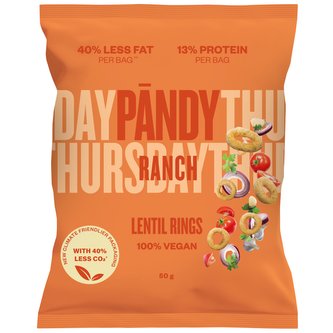 Pandy Lentil Chips Sticks ranch 50 g