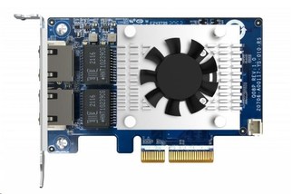 QNAP QXG-10G2TB Síťová rozšiřující karta (10GbE / 5GbE / 2,5GbE / 1GbE / 100MbE) sítě, dvouportová 10GbE pro NAS a PC
