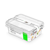antibakter.box  1,15 l -sada-2ks, 19,5x15x8cm, transp.plast