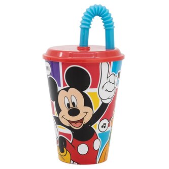 KELÍMEK S BRČKEM MICKEY 430 ML, PLAST