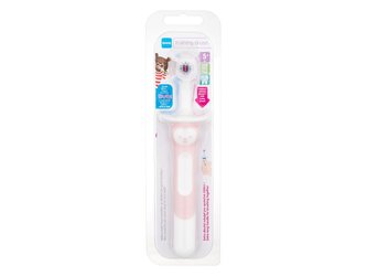 MAM Baby´s Brush Zubní kartáček Training Brush 1 ks 5m+ Pink pro děti