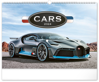 Auta 2024 - nástěnný kalendář