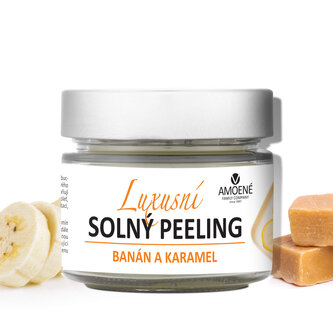 LUXUSNÍ SOLNÝ PEELING - BANÁN A KARAMEL LUXUSNÍ SOLNÝ PEELING - BANÁN A KARAMEL
