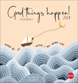 Good Things happen Postkartenkalender 2024