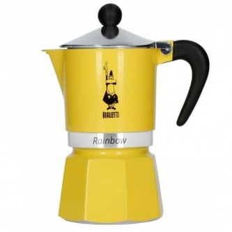 Moka konvice Bialetti Rainbow 3 šálky žlutá