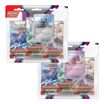Pokémon TCG: Scarlet & Violet 02 Paldea Evolved - 3 Blister Booster