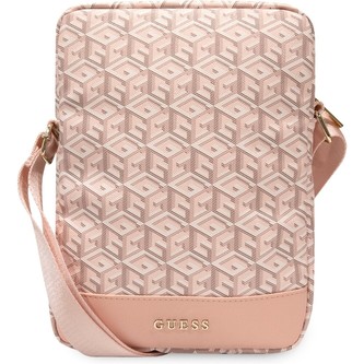 Guess PU G Cube Tablet Bag 10" růžový