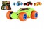 Auto otáčecí kaskadérské plast 10x12cm na setrvačník 4 barvy 12ks v boxu