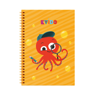 Blok spirálový (oranžový) - Kvído