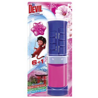 Dr. Devil 3in1 WC point block terč do toalety Japanese garden, 45ml