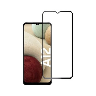 Smarty 5D Blue Star tvrzené sklo Samsung Galaxy A12 černé