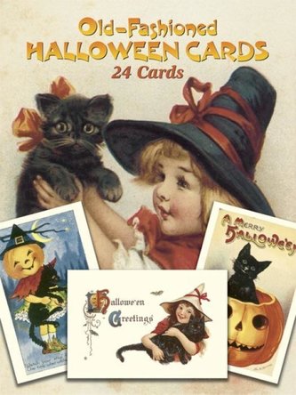 Old-Fashioned Halloween Cards: 24 Cards