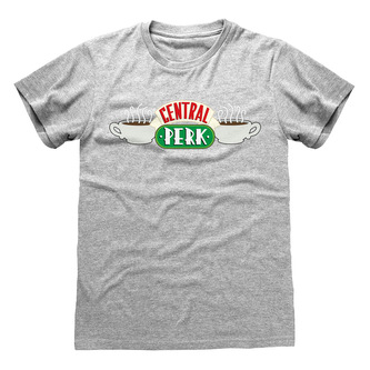 Pánské tričko Friends|Přátelé: Central Perk (2XL) šedé bavlna