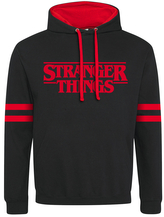 Pánská mikina Netflix|Stranger Things: Logo (XL) černá bavlna