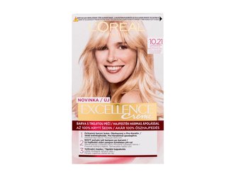 L'Oréal Paris Excellence Barva na vlasy Creme Triple Protection 48 ml 10.21 Light Pearl Blonde pro ženy