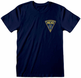 Pánské tričko Netflix|Stranger Things: Hawkins Police Badge (S) modrá bavlna