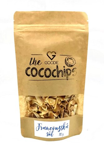 Kokosové chipsy BIO - Francouzská mořská sůl 70 g