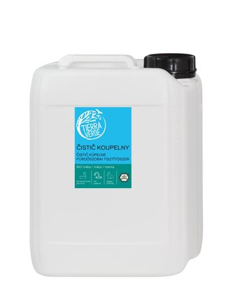 Tierra Verde Čistič koupelny s BIO mátou 5 l (kanystr) - s biologicky odbouratelnými tenzidy