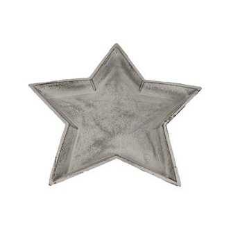 Dekorační podnos hvězda 2. jakost D4479/3B