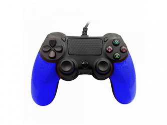 Ovladač pro PS4 s kabelem - Twin Vibration IV -Modrá Ovladač pro PS4 s kabelem - Twin Vibration IV -Modrá