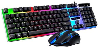 Podsvícený herní set – klávesnice a myš Computer Games Podsvícený herní set – klávesnice a myš Computer Games