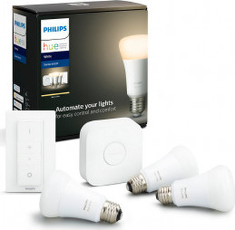 Hue Bluetooth 3x žárovka LED E27 9,5W 806 lm 2700K + bridge + switch