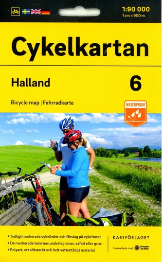 Cykelkartan Blad 6 Halland 1:90000