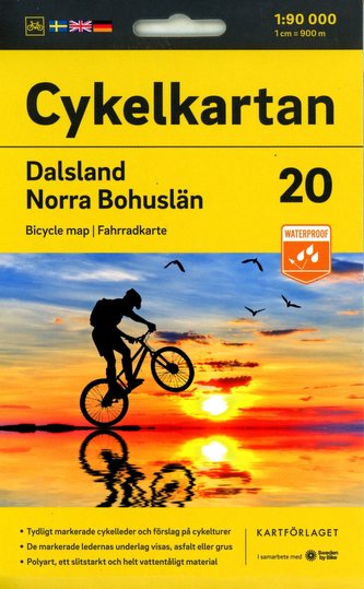 Cykelkartan Blad 20 Dalsland/Norra Bohuslän 1:90000