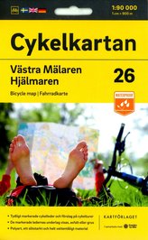 Cykelkartan Blad 26 V:a Mälaren/Hjälmaren 1:90000