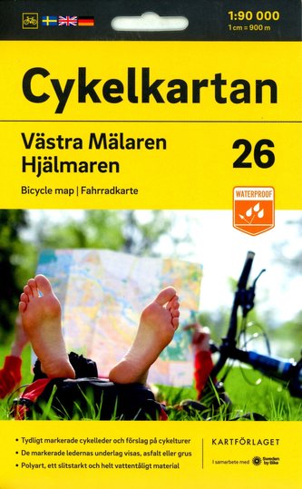 Cykelkartan Blad 26 V:a Mälaren/Hjälmaren 1:90000
