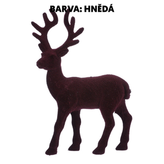 Jelen, hnědá barva.