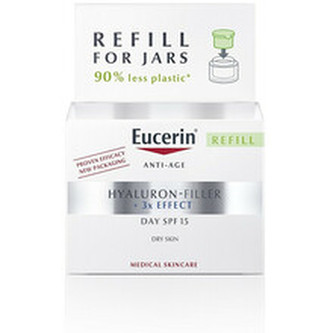 Eucerin Náhradní náplň do denního krému proti stárnutí pleti SPF 15 pro suchou pleť Hyaluron-Filler 3x EFFECT 50 ml woman