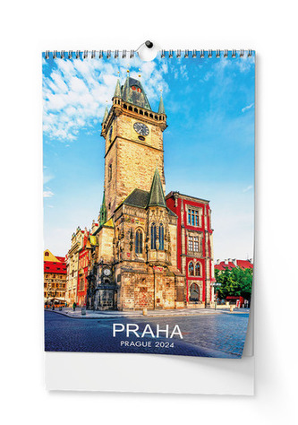 Praha 2024 - nástěnný kalendář