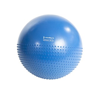 YB03 55CM MODRÝ MASÁŽNÍ GYMNASTICKÝ MÍČ HMS