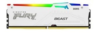 KINGSTON DIMM DDR5 FURY Beast White RGB XMP 32GB 6000MT/s CL40