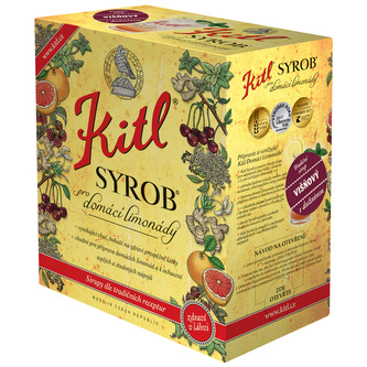 Kitl Syrob Višňový 5l - bag-in-box