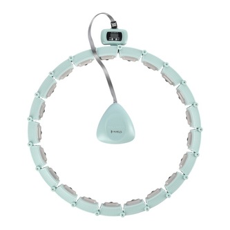 HHM14 ZELENÁ HULA HOOP OBRUČ SE ZÁVAŽÍM A POČÍTADLEM HMS